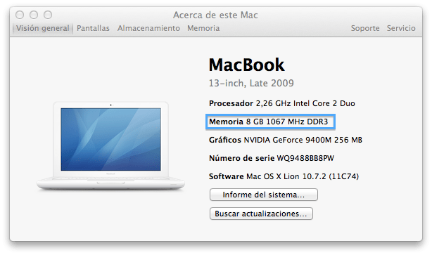 memoria ram macbook landitech